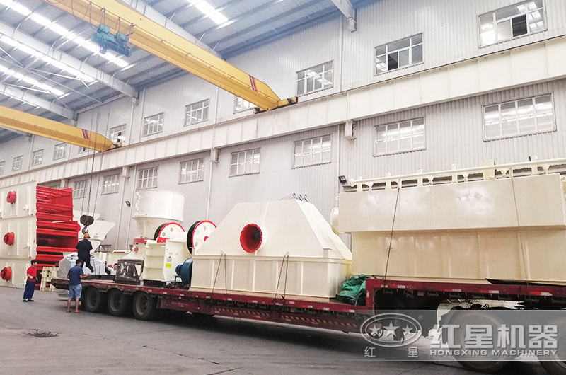 成套做石子的設備裝車(chē)發(fā)貨