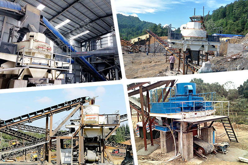 河南各地機制砂廠(chǎng)制砂現場(chǎng)