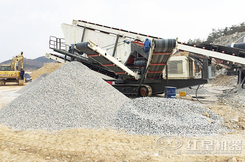 流動(dòng)打石子機生產(chǎn)現場(chǎng)