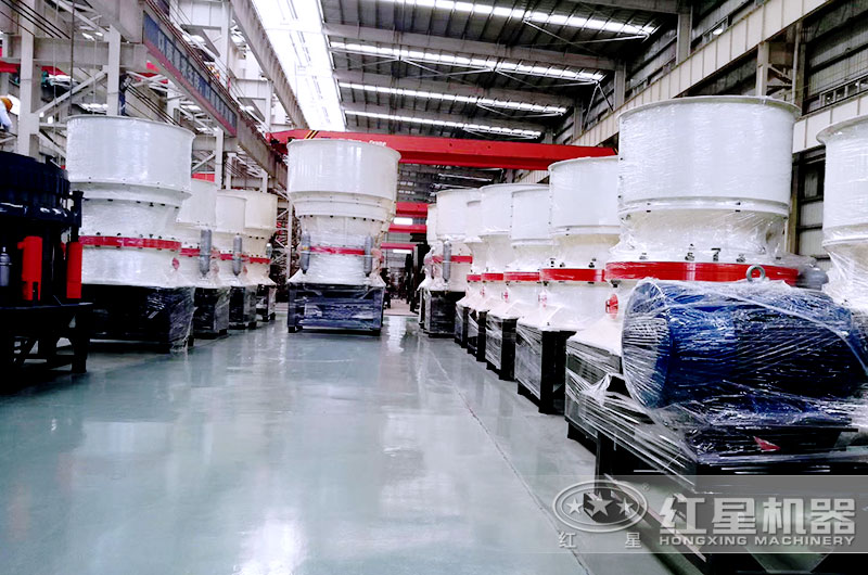 圓錐制造石子機生產(chǎn)車(chē)間