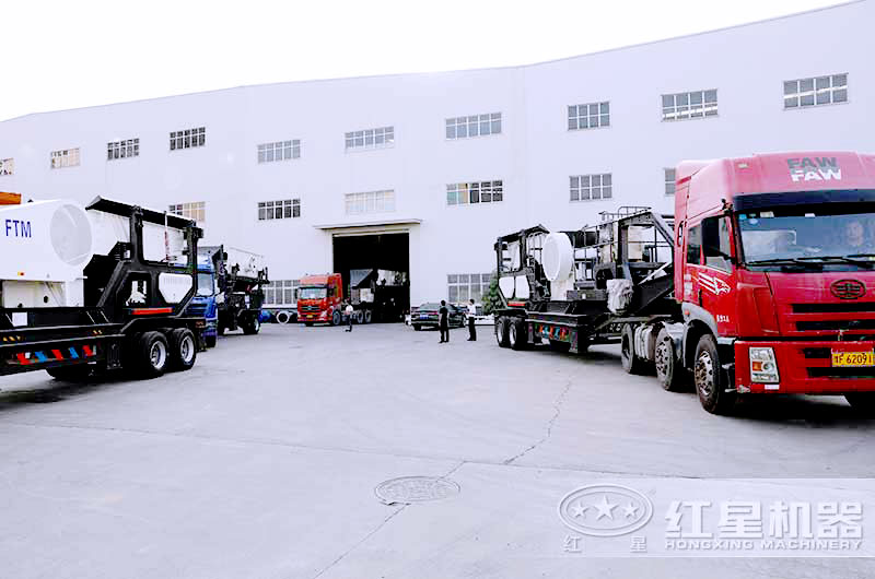 移動(dòng)制造石子機、沙子機陸續發(fā)貨