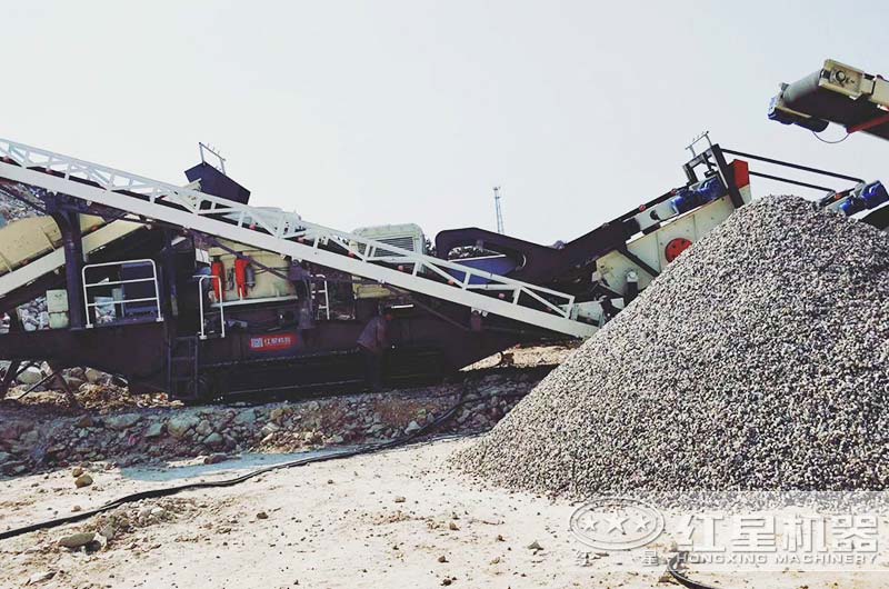 高質(zhì)量打石子生產(chǎn)線(xiàn)作業(yè)現場(chǎng)