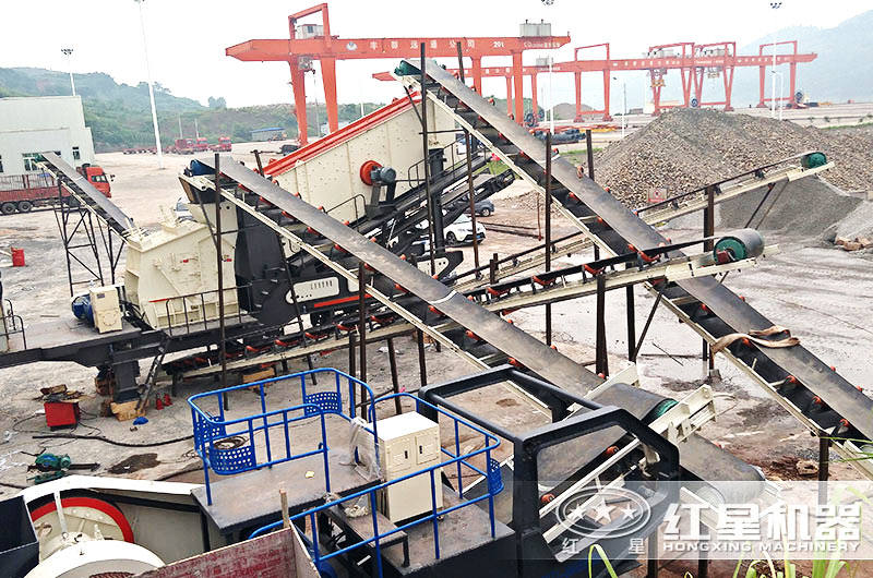 河北中小型二合一建筑垃圾處理現場(chǎng)