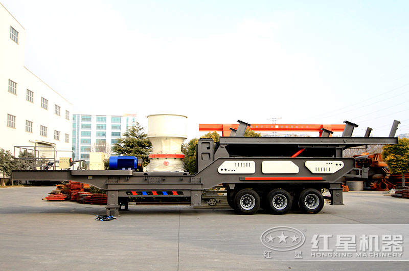 適合硬物料的移動(dòng)圓錐破碎機