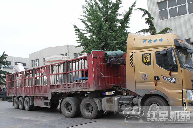 紅星打石粉機發(fā)貨現場(chǎng)