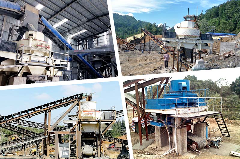 多地砂石制砂客戶(hù)現場(chǎng)合集