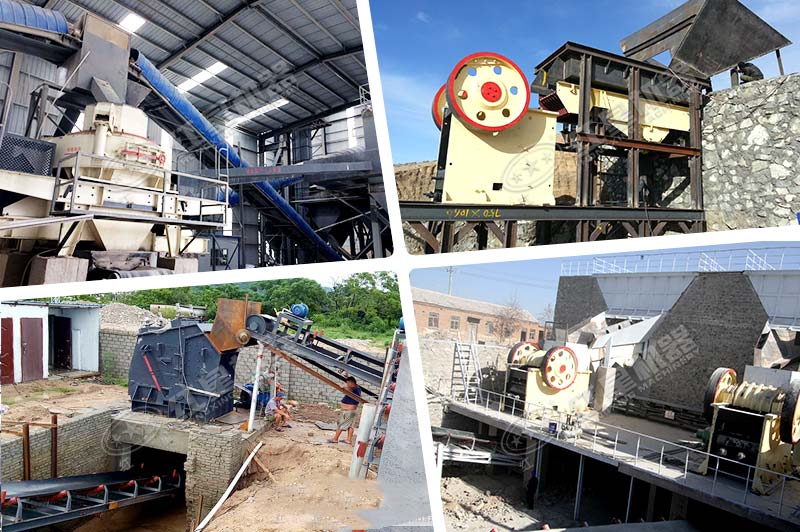 紅星多地區砂石破碎現場(chǎng)合集