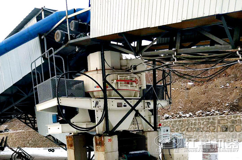 環(huán)保型VSI制砂機生產(chǎn)現場(chǎng)