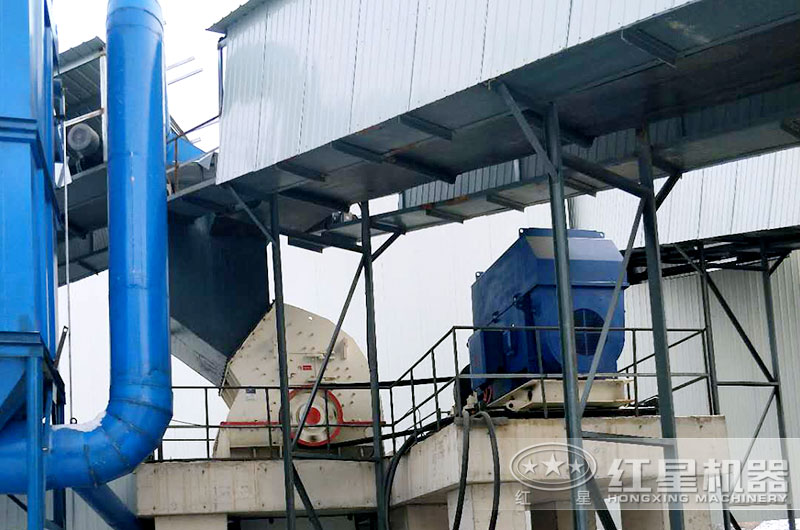 一次成型錘式破碎機制砂生產(chǎn)現場(chǎng)