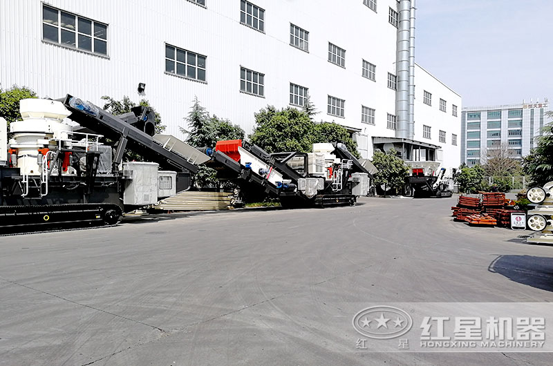 移動(dòng)石頭破碎生產(chǎn)設備