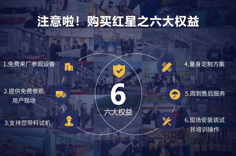 購買(mǎi)紅星機器您可享有六大權益