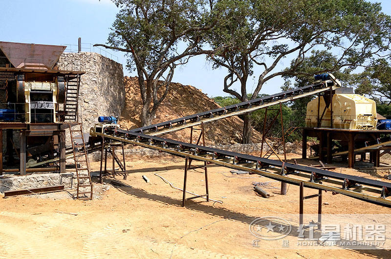 鄂破搭配雙臺反擊破四川南充生產(chǎn)現場(chǎng)