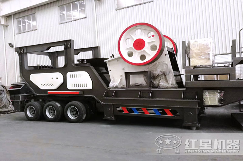 細碎鄂破移動(dòng)破碎一體機