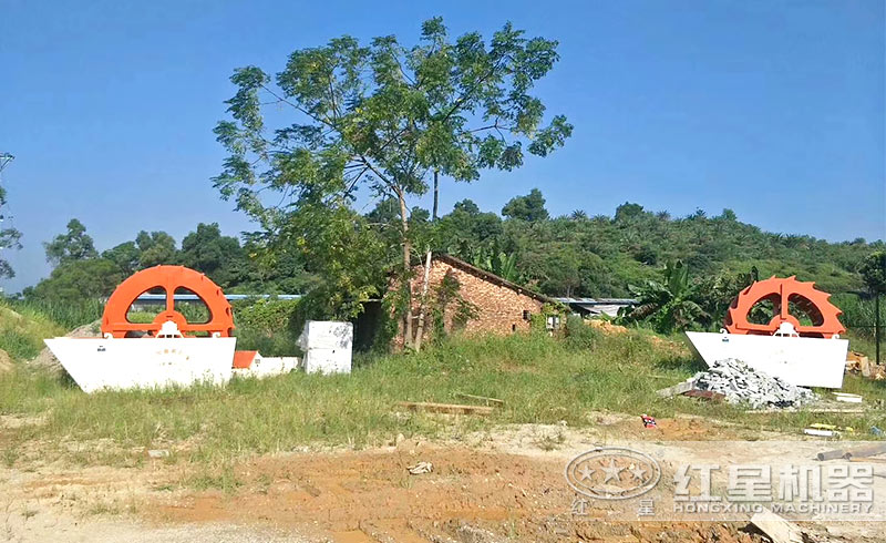 洗砂生產(chǎn)線(xiàn)配置現場(chǎng)