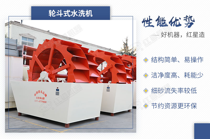 輪斗式水洗沙設備性能特點(diǎn)
