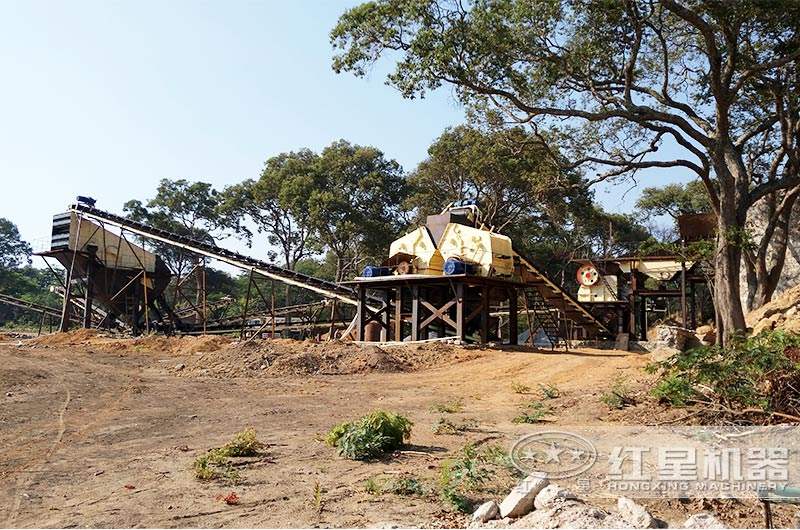 大型砂石骨料生產(chǎn)線(xiàn)需要哪些設備？有沒(méi)有設計圖