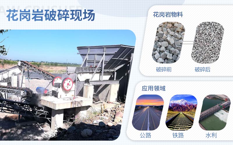 花崗巖破碎用什么機器？配置一套花崗巖破碎設備需要多少錢(qián)?