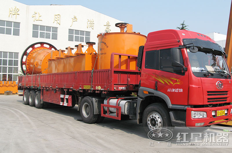 整套攪拌桶設備裝車(chē)發(fā)貨中