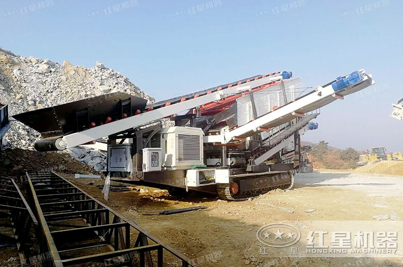 一小時(shí)300噸碎石生產(chǎn)線(xiàn)的整套配置及工藝流程