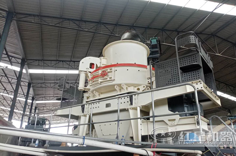 河北客戶(hù)室內制沙生產(chǎn)線(xiàn)現場(chǎng)