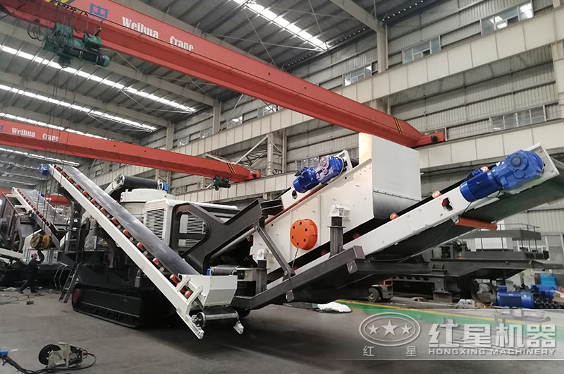 履帶圓形振動(dòng)篩分設備