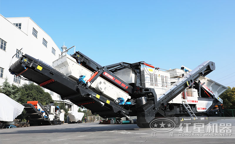 移動(dòng)式制砂機設備實(shí)拍