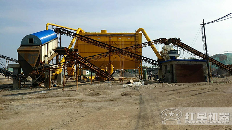環(huán)保制砂現場(chǎng)