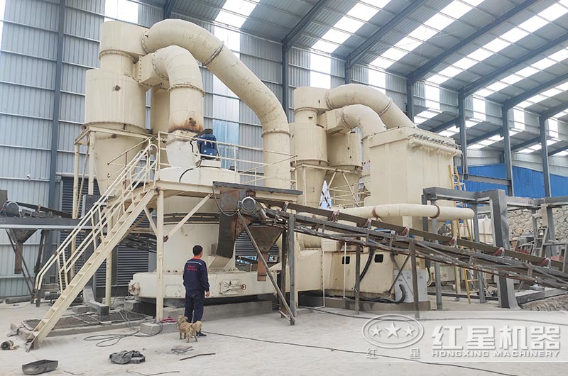 粉煤灰磨粉客戶(hù)生產(chǎn)現場(chǎng)實(shí)拍