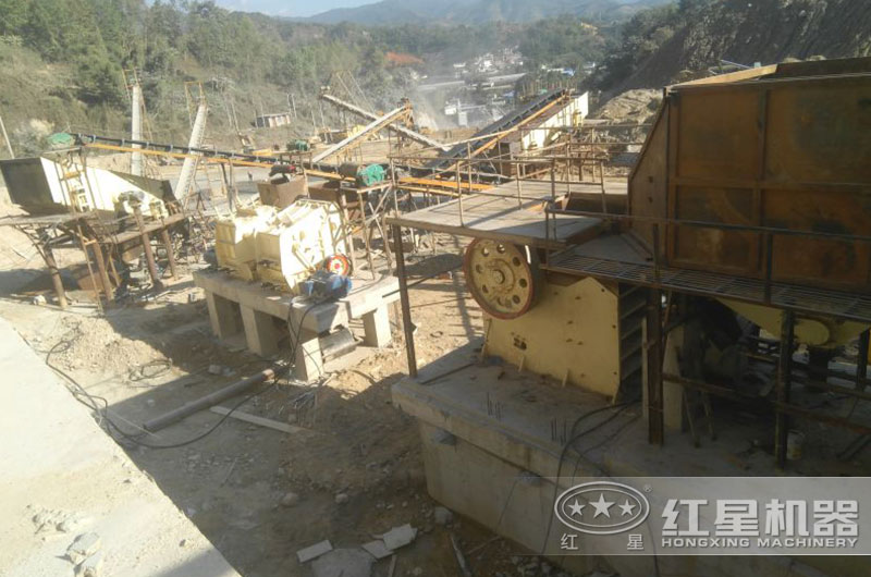 鄂破機+反擊破作業(yè)現場(chǎng)