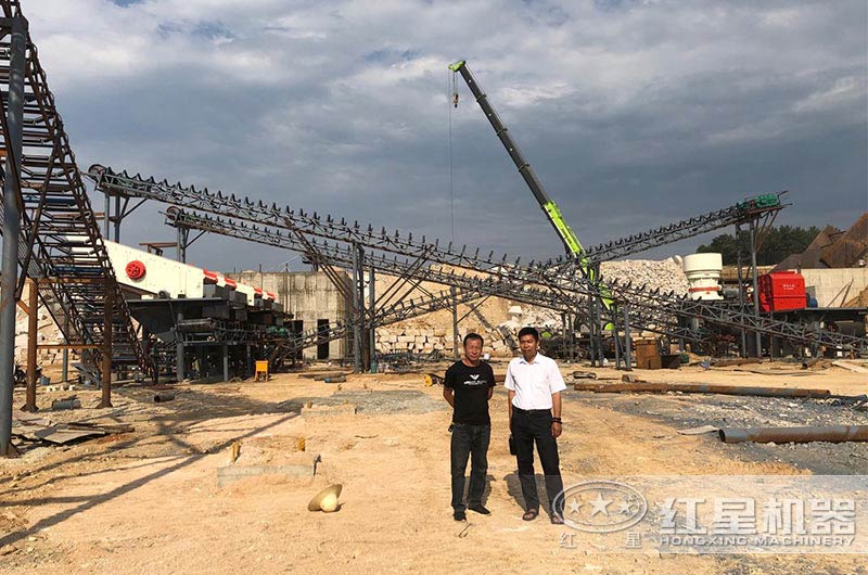 用戶(hù)考察現場(chǎng)留影圖