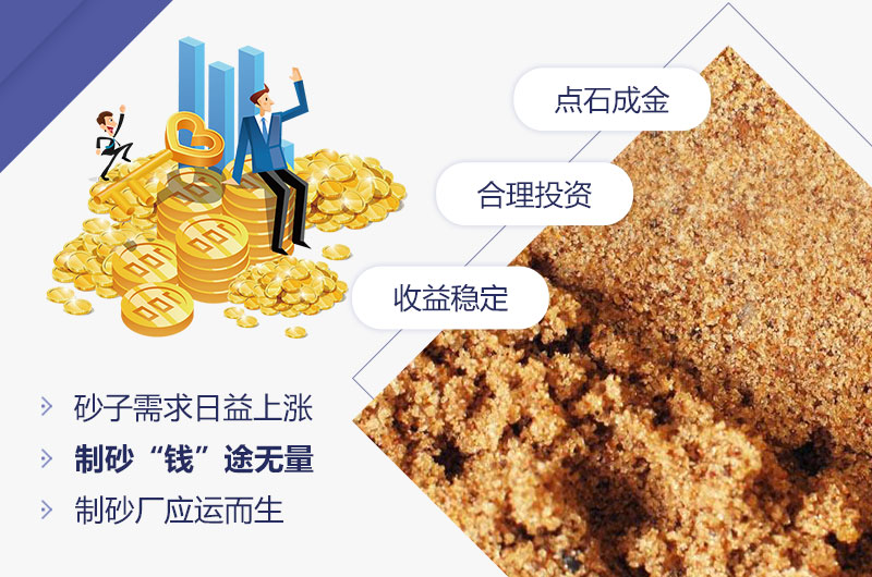 石頭制砂低投資，高收益