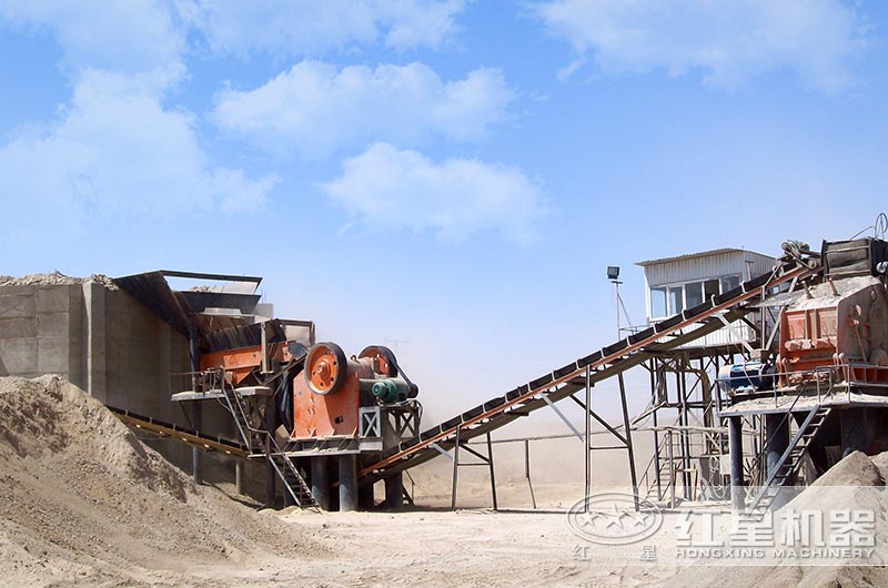 只需一臺顎破的固定式破碎生產(chǎn)線(xiàn)