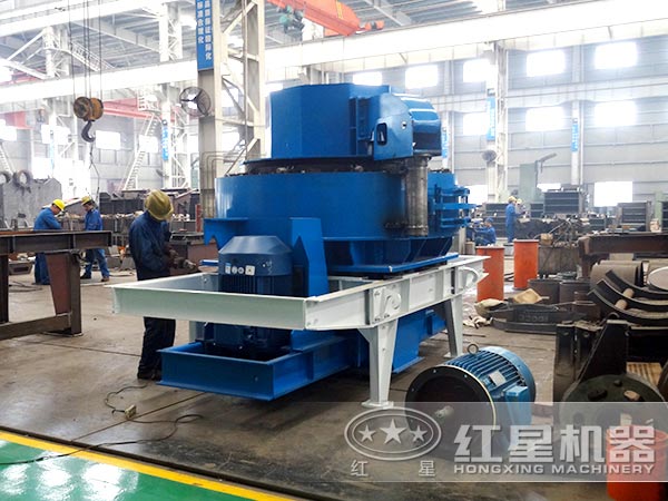 河卵石制沙機生產(chǎn)車(chē)間