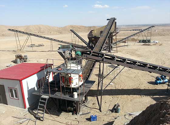 洛陽(yáng)大型硬巖石子破碎生產(chǎn)線(xiàn)案例