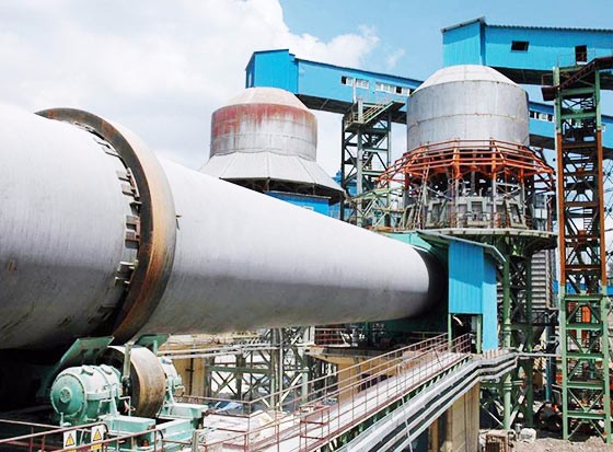 山東氧化鋅回轉窯生產(chǎn)線(xiàn)現場(chǎng)